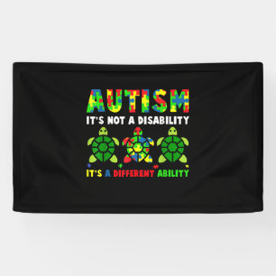 Banderoles L'autisme n'est pas une Sensibilisation sur l'auti