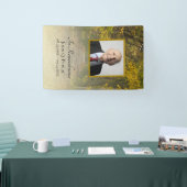 Banderoles L'automne quitte Lane Célébration de la vie funéra (Salon professionnel)