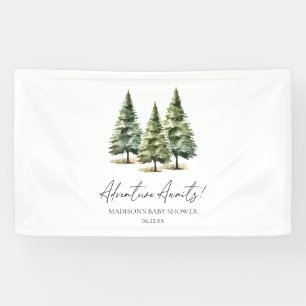 Banderoles L'aventure Attend ! Fête de Naissance aux Arbres d