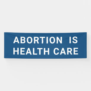 Banderoles L'avortement est une manifestation pour les droits