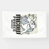 Banderoles Laze Furr Days - Cute Lazy Cats Design (Horizontal)