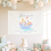 Banderoles Le Baby shower d'arche de Noah
