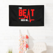 Banderoles Le Beat Commence Sur La Chirurgie Cardiaque Surviv (En situation)