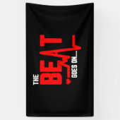 Banderoles Le Beat Commence Sur La Chirurgie Cardiaque Surviv (Vertical)