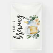 Banderoles Le Bébé Brasse De La Bière Et De La Bouteille D'Al (Verticale)