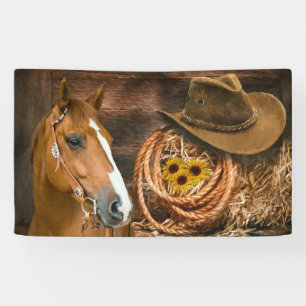 Banderoles Le Casquette Lasso de Western Horse Cowboy 