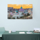 Banderoles Le célèbre hôtel de luxe Negresco à Nice France (Salon professionnel)