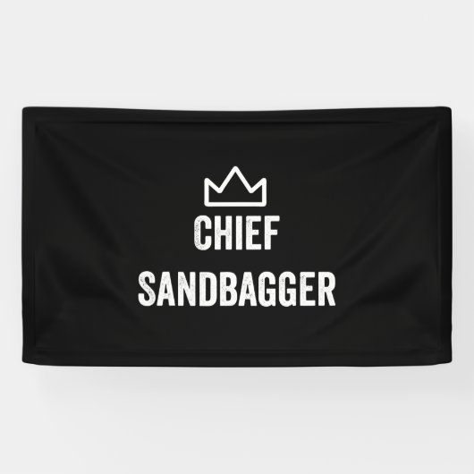 Banderoles Le chef Sandbagger Golf Meme Bjj Chess Sandbag (Horizontal)