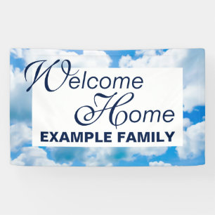 Banderoles Le ciel bleu opacifie II + votre texte et idées