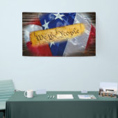 Banderoles Le Drapeau Américain Du Peuple (Salon professionnel)