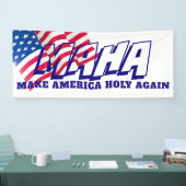 BANDEROLES LE DRAPEAU AMÉRICAIN RENDENT L'AMÉRIQUE SAINTE (Salon professionnel)