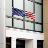 Banderoles Le drapeau des États-Unis d'Amérique. (Bâtiment extérieur)