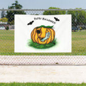 Banderoles Le fantôme d'Halloween, chauve-souris, fantôme et  (Insitu)