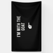 Banderoles Le Goat Halloween Costume Party Goat (Vertical)