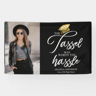 Banderoles Le goût valait la peine d'être radié noir