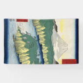 Banderoles Le lac d'Hakone (Horizontal)