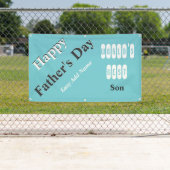 Banderoles Le meilleur fils du monde (En situation)