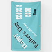 Banderoles Le meilleur fils du monde (Vertical)