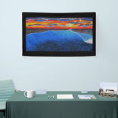 Banderoles Le monstre bleu (Salon professionnel)