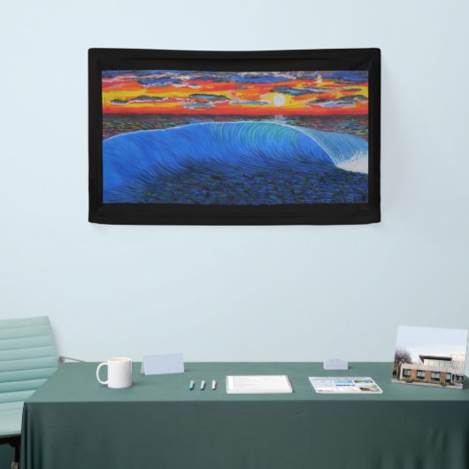 Banderoles Le monstre bleu (Salon professionnel)