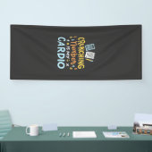 Banderoles Le Numéro D'Arrêt Comptable Est Mon Cardio (Salon professionnel)