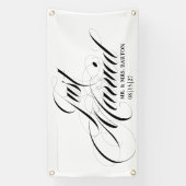 Banderoles Le plus fantaisiste de la ville juste marié banniè (Verticale)