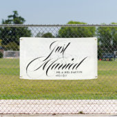 Banderoles Le plus fantaisiste de la ville juste marié banniè (Insitu)