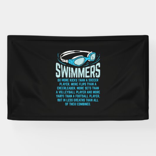 Banderoles Le Poison de Swimming Lover (Horizontal)