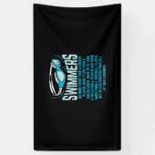 Banderoles Le Poison de Swimming Lover (Vertical)