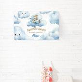 Banderoles Le premier vol d'anniversaire de Teddy : un vol en (Insitu)