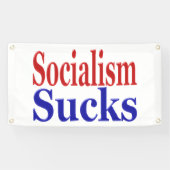 Banderoles Le socialisme a du mal (Horizontal)