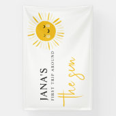 Banderoles Le soleil tourne à une fête d'anniversaire (Verticale)