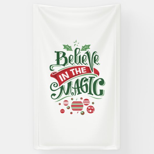 Banderoles Le Typographe du Magic Christmas (Vertical)