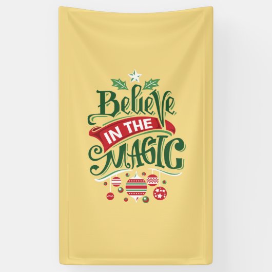 Banderoles Le Typographe du Magic Christmas (Vertical)