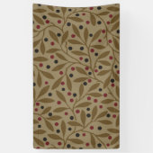Banderoles Leaf Berry Classique Colorful Art Motif (Vertical)