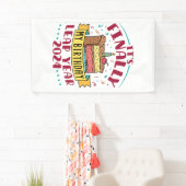 Banderoles Leap Year 2024 C'est enfin mon anniversaire (En situation)