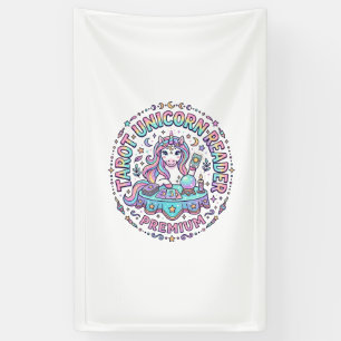 Banderoles Lecteur de Tarot Licorne Premium Impression Drôle 