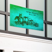 Banderoles L'écureuil en Automne, Bon thanksgiving ! (Bâtiment extérieur)