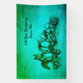 Banderoles L'écureuil en Automne, Bon thanksgiving ! (Verticale)