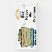 Banderoles L'église arc-en-ciel de Noah (Verticale)