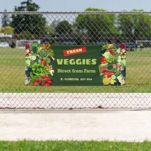 Banderoles Légumes directement de la ferme