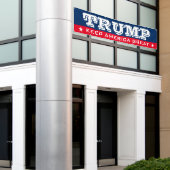 Banderoles L'élection de Donald Trump 2024 Garder l'Amérique (Bâtiment extérieur)