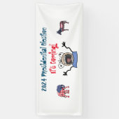 Banderoles L'élection présidentielle de 2024, c'est à venir ! (Vertical)