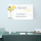 Banderoles Lemon cocktail A tini bit Older 30th Birthday  (Salon professionnel)