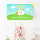 Banderoles Lemonade Blonde Coiffeuse Fille Anniversaire Bienv (En situation)