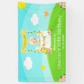 Banderoles Lemonade Blonde Coiffeuse Fille Anniversaire Bienv (Vertical)