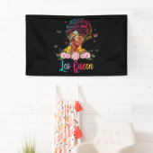 Banderoles Leo Queen Black Femmes Persistent Belle (En situation)