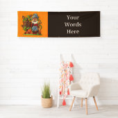 Banderoles L'épouvantail saisonnier de chute ajoutent la (En situation)