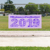 Banderoles L'équilibre pour une meilleure Journée internation (En situation)