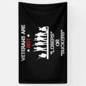 Banderoles Les Anciens Combattants Ne Sont Pas Perdants Ou Su (Vertical)